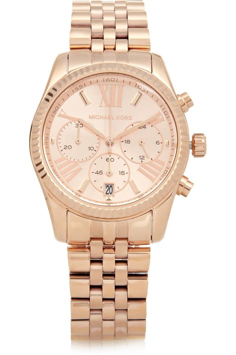 michael kors women's lexington rose 3526 watch